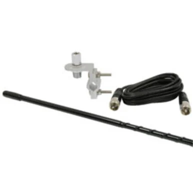 Roadpro RP-83B 3ft Cb Antenna Kit W/ 9 Ft Cable Black