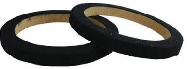 Audiopipe RING08CBK Nippon 8" Wood Speaker Ring With Black Carpet Sold In Pairs
