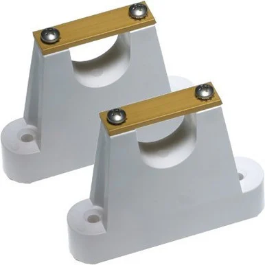 Morad 9046 M6 Bulkhead Mnts W/ Anodized Straps, 1"