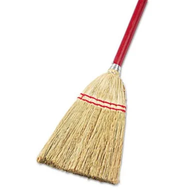 Boardwalk 951TEA Corn Fiber Lobby/toy Broom, Corn Fiber Bristles, 39" Overall Length, Red BWK951TCT