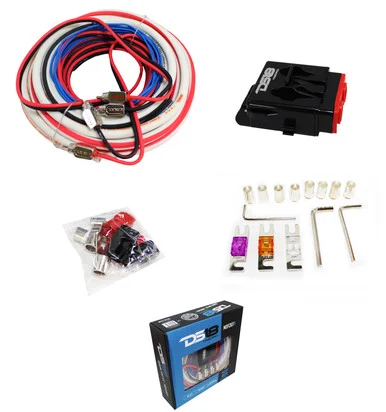 DS18 MOFCKIT4 Marine 4 Gauge Amplifier Installation Kit