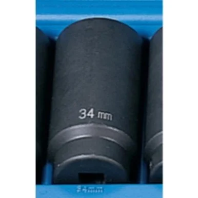 Grey Pneumatic 2034MD 1/2" Drive Metric Deep Impact Socket - 34mm