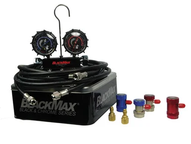 Cps Products MAID8QDL Black Max Series Dual R134a And R1234yf Manifold Gauge Set