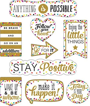 Teacher Created Resources Confetti Positive Accents (tcr-77326)