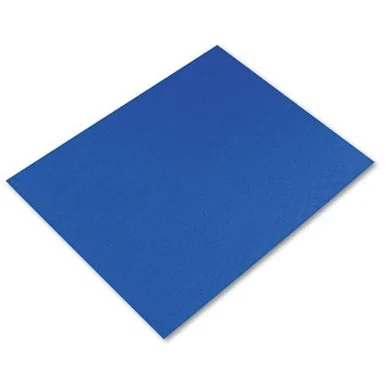Pacon Peacock Railroad Poster Board - 22" X 28" - Dark Blue (54651)
