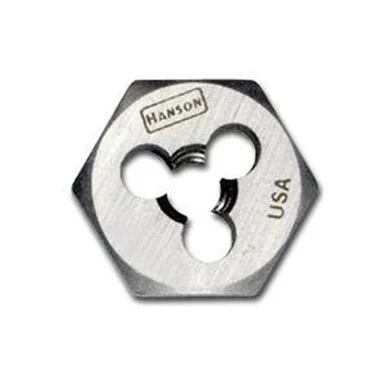 Hanson 6118 High Carbon Steel Hexagon 5/8" Across Flat Die 6-32 Nc 6118_43