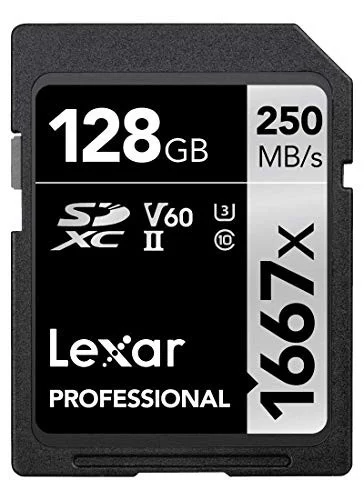 Lexar International LSD128CBNA1667 128gb Pro Sdhc Sdxc 1667x Uhs-ii