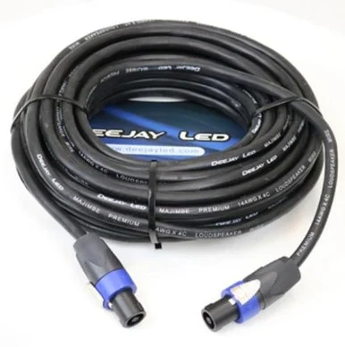 Deejay LED TBH4PIN50FTCABLE 4 Pin Male To Male 50ft Chuche