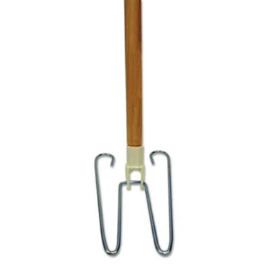 Boardwalk BWK1492 Wedge Dust Mop Head Frame/natural Wood Handle, 15/16" Dia. X 48" Long