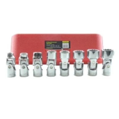 K Tool International KTI22700 8-pc 3/8" Drive 12-point Universal Socket Set