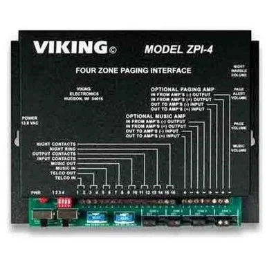 Viking Electronics ZPI-4 Four Zone Paging Interface