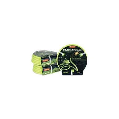 Legacy Manufacturing HFZ38100YW2 Flexzilla 3/8 In. X 100 Ft. Air Hose With 1/4 In. Mnpt Fittings