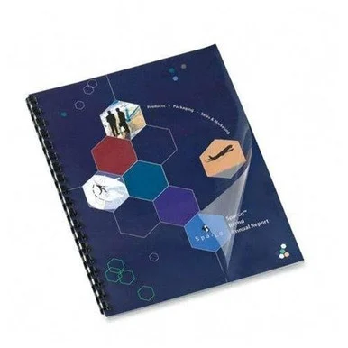 Sparco Clear View Premium Square Corner Presentation Cover - Letter - 8.50" X 11" - Plastic - Clear - 100 / Box (SPR18205)