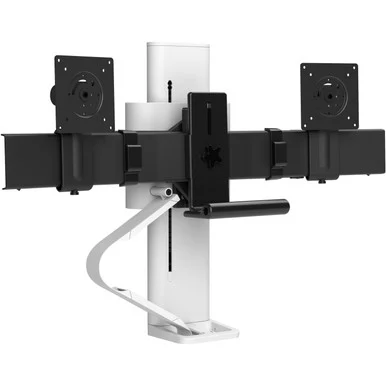 Ergotron TRACE Desk Mount for Monitor, LCD Display - White (45-631-216)