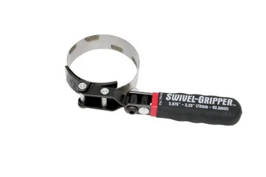 Lisle 57020 Swivel Gripper No Slip Filter Wrench - Small