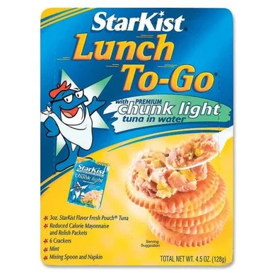Starkist Lunch To-go Tuna Kit - Low Calorie - 1 - 4.50 Oz - 12 / Carton (del495430)
