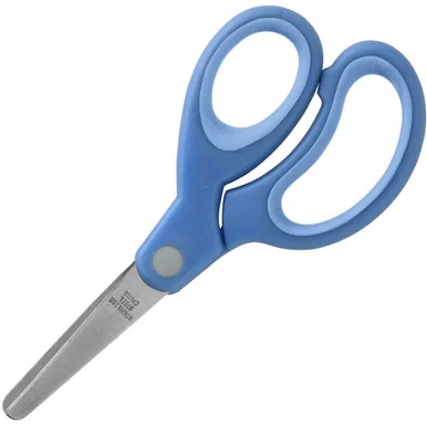 Sparco 5" Kids Blunt End Scissors - Perfect for kids between 3 and 8 years old - Blue (spr-39045)