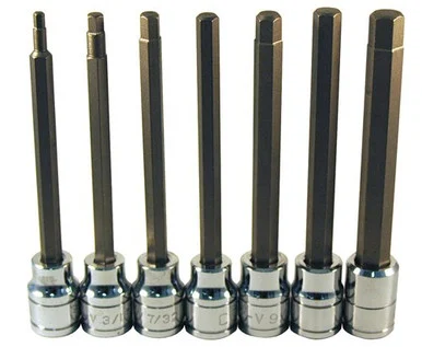 Atd Tools ATD-13786 Extra Long Sae Hex Bit Socket Set, 7 Pc. 13786_59