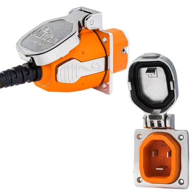 Smartplug B30ASSYNT 30 Amp Inlet & Plug Combo Stainless Steel No Thermostat - Boat & Rv Side