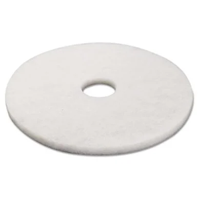 Premier 4017WHI Standard 17-inch Diameter Polishing Floor Pads, White