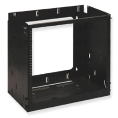 Icc Wall Mount Vertical Hinged Brackaet, 8 Rms - Bracket - Black Powder Coat - 1 Pack - 60 Lb Loop Tensile - 8u Rack Height - Cold Rolled Steel (iccmsvhb18)