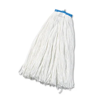 Boardwalk BWK724RCT Cut-end Lie-flat Wet Mop Head, Rayon, 24oz, White, 12/carton