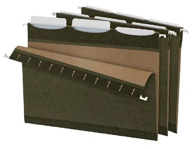 Pendaflex Readytab Hanging File Folder - Letter - 8.50" X 11" - 1/3 Tab Cut - Green - 25 / Box (ESS42620)