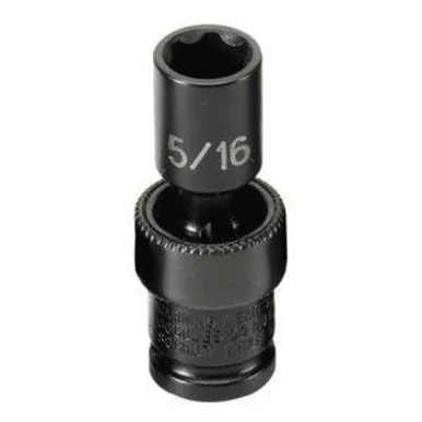 Grey Pneumatic 910US 1/4" Surface Drive X 5/16" Standard Universal Socket
