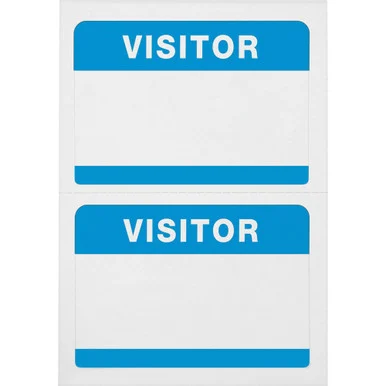 Advantus Self-Adhesive Visitor Badges (avt-97190)