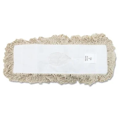 Boardwalk 1318 Industrial Dust Mop Head, Hygrade Cotton, 18w X 5d, White
