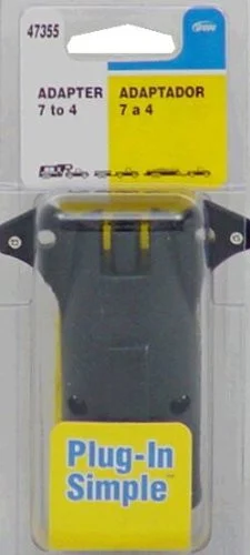 Hopkins Manufacturing 47355 7-way Rv Blade To 4 Flat 1pc.