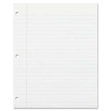 Pacon Ecology Recycled Filler Paper - 150 Sheet - Wide Ruled - Letter 8.50" X 11" - 150 / Pack - White Paper (PAC3203)