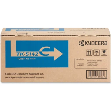 Kyocera TK-5142C Original Toner Cartridge - Cyan (1t02nrcus0)