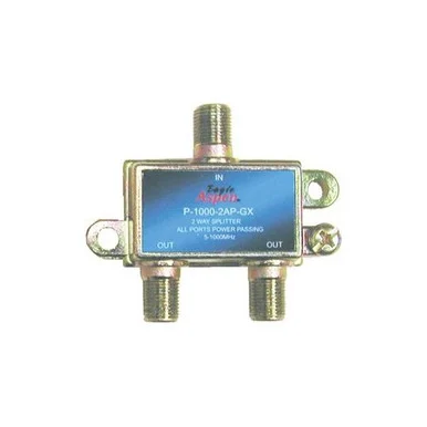 Pro Brand Eagle Aspen Splitter - 2-way - 1000mhz - Signal Splitter (p10002apgx) (p-1000-2ap-gx)