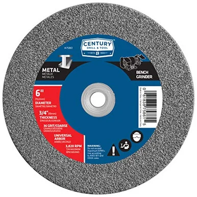Century Drill & Tool 75861 6 X 3/4" Coarse Grinding Wheel