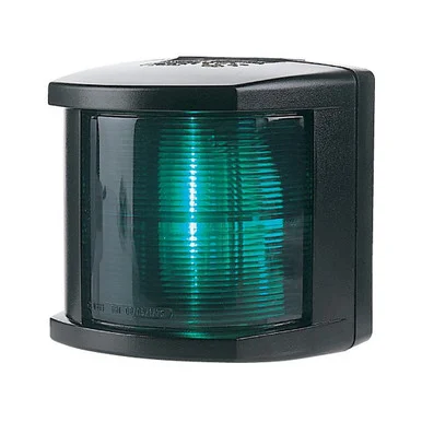 Hella Marine 18717863 Starboard Navigation Light - Incandescent - 2nm - Black Housing - 12v