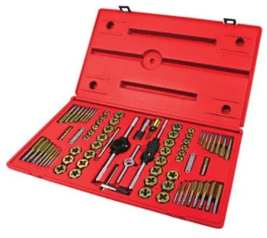 Atd Tools ATD-276 Machine Screw, Fractional & Metric Tap & Die Set, 76 Pc.