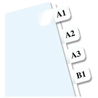 Redi-tag Laser Index Tabs - Blank - 180 / Pack - White Tab (33001_40)