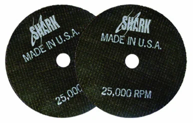 Shark Industries Ltd 12704 Cut-off Wheel - Aluminum Oxide - 3" X 1/16" X 3/8" 54 Grit - 10 Pack 2510_45