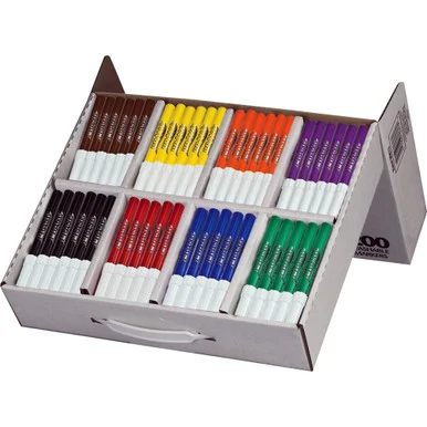 Prang Bullet Tip Washable Master Pack Art Markers (80613) - Dixon Ticonderoga