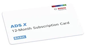 Bosch Auto Parts 3945-SUB-BAS Bosch Ads 525x/625x 12 Month Subscription - Basic Plan