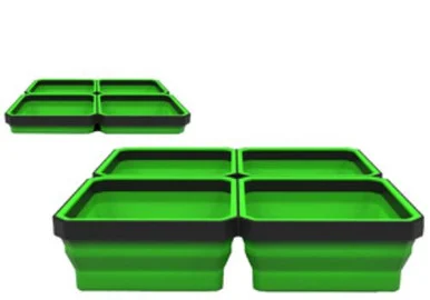 Ez Red TRAY-QGR Green Expandable Magnetic Tray