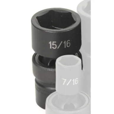Grey Pneumatic 2030U 1/2" Drive Fractional Universal Impact Socket 15/16