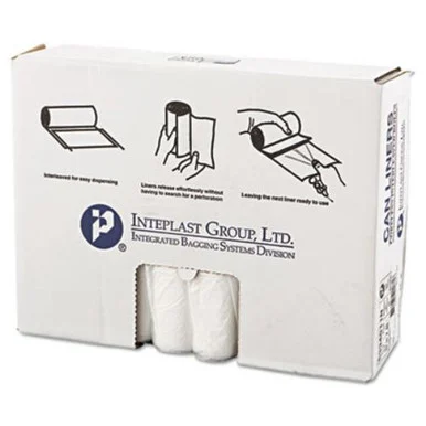 Integrated Bagging Systems S334011N High-density Can Liner, 33 X 40, 33gal, 11mic, Clear, 25/roll, 20 Rolls/carton