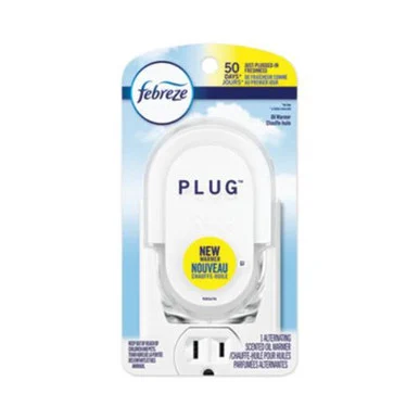Procter & Gamble 68232 Plug Air Freshener Warmer, 2.5" X 3" X 4", Off White, 4/carton