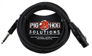 Pig Hog PXTMXF1 10ft Trs(m)-xlr(f) Balanced Cable
