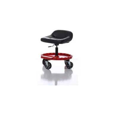 Traxion 2-230 Original Monster Gear Rolling Seat: Adjustable Height, Five 5 Inch Casters And Patented Spinning Gear Tray