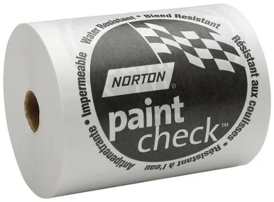 Norton NTN-402 6" X 750" Corona-treated Polycoated White "paint Check" Masking Paper 402_59