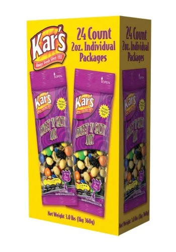 Advantus Kar's Sweet 'n Salty Mix - 1 Serving Bag - 2 Oz - 24 / Box (SN08387)