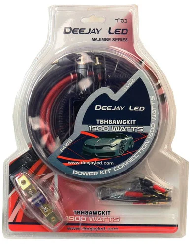 Deejay LED TBH8AWGKIT 8ga Kit Rca Fuse Holder And More